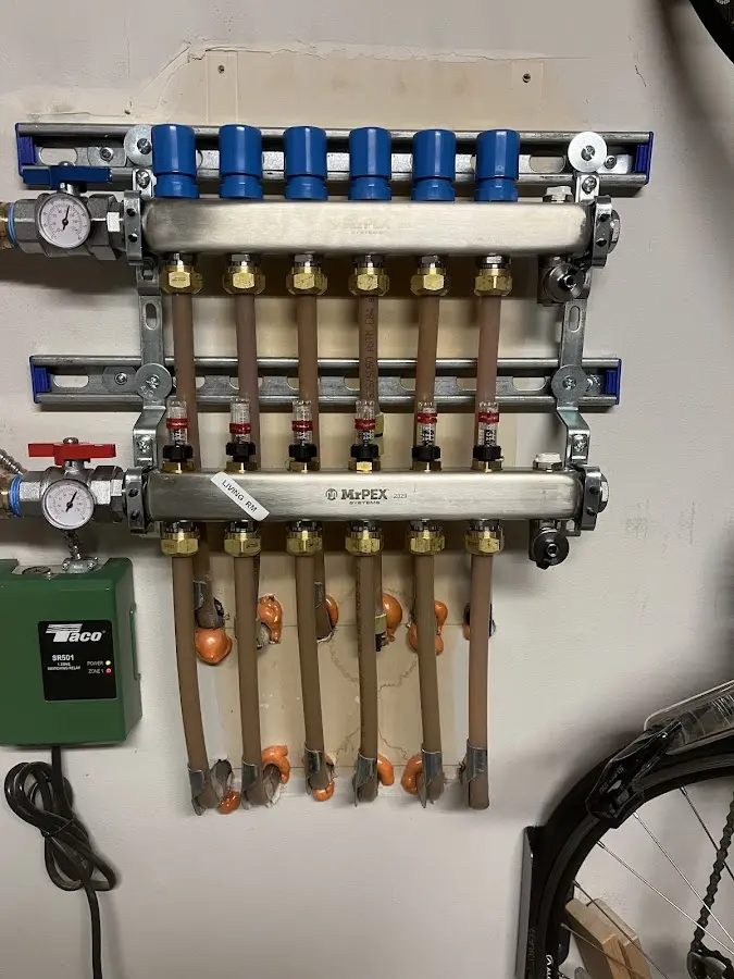 Plumber performing Gas Line Installation at a residential property in Wellston